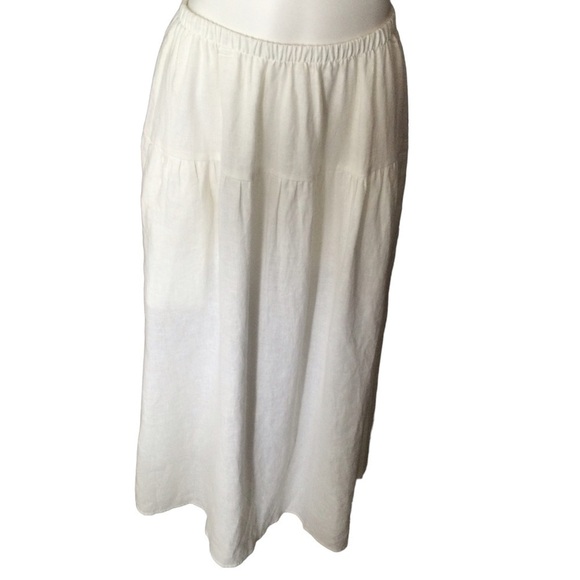 Reformation Brontë Two Piece Linen Midi Skirt Set Nwot - Picture 10 of 15